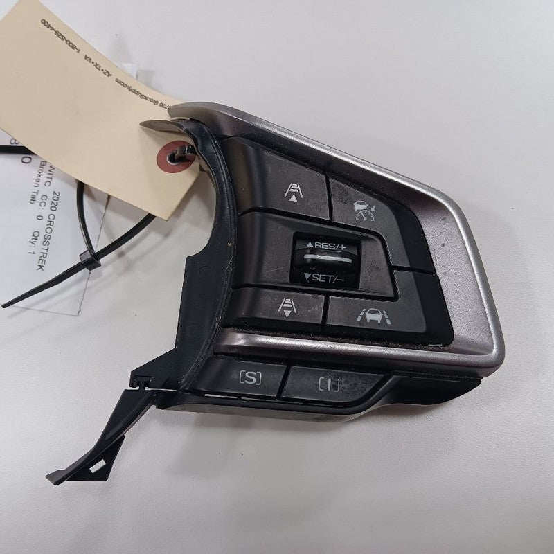 Subaru Crosstrek Right Side Steering Column Cruise Switch {Broken Tab}
