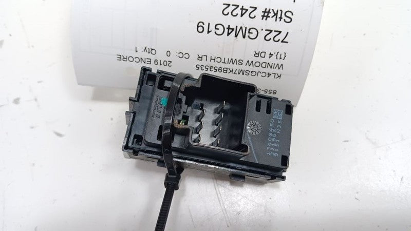 Buick Encore Window Switch Power Left Rear 2016 2017 2018 2019