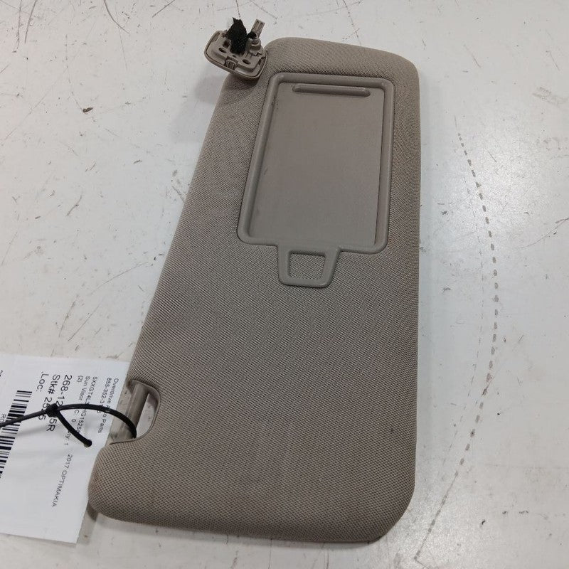 Passenger Right Sun Visor Shade Without Sunroof Fits 16-20 Kia Optima 