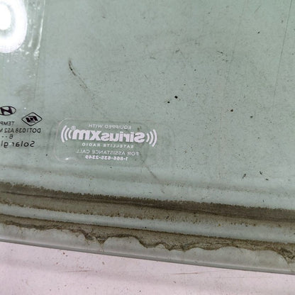 Driver Rear Door Glass Window Solar US Built Fits 15-19 Hyundai Sonata