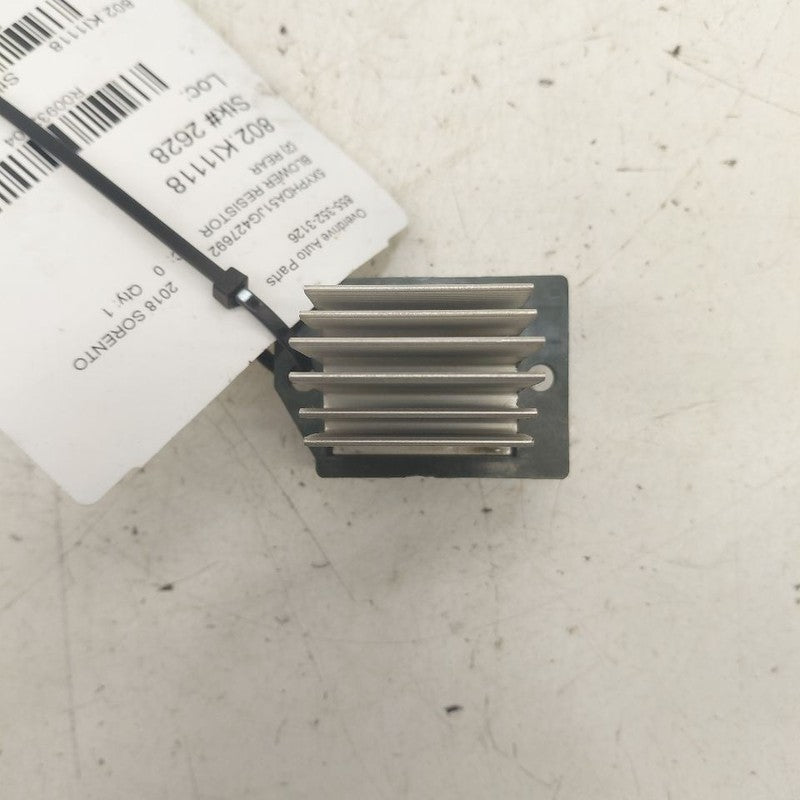 Kia Sorento Rear Blower Resistor Fan Motor Speed Resistor  2018 2017 2
