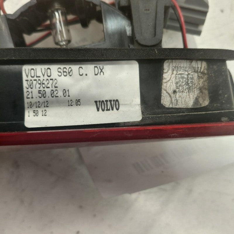 Passenger Right Tail Light Brake Lamp Lid Mounted Fits 14-18 Volvo S60
