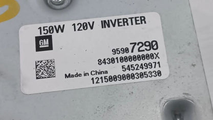 Buick Encore Inverter 2013 2014 2015 2016