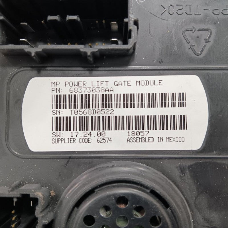 Rear Trunk Door Lift Gate Computer Control Module 17-21 Jeep Compass O