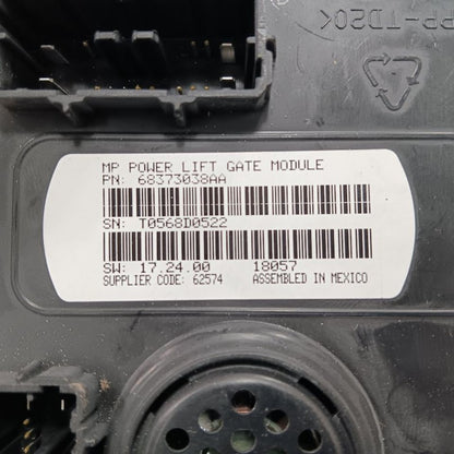 Rear Trunk Door Lift Gate Computer Control Module 17-21 Jeep Compass O