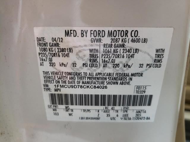 8L8Z7826684A Passenger Right Door Handle Exterior Door Handle Assembly Fits 08-12 Ford Escape