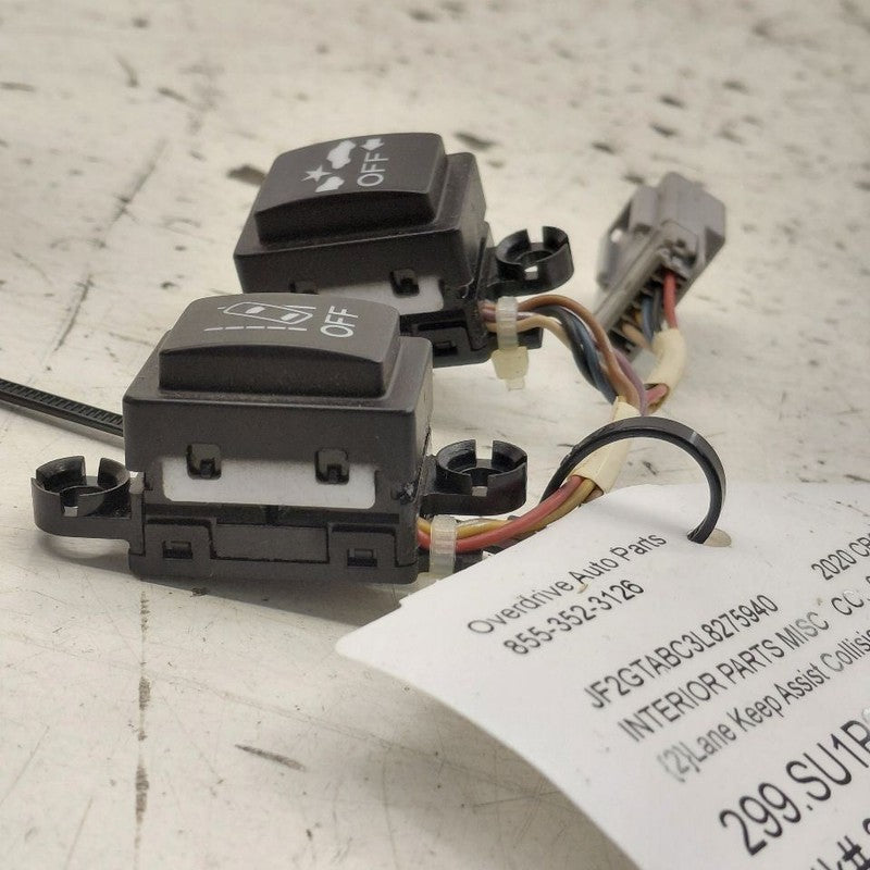 Subaru XV Crosstrek Lane Keep Assist Collision Warning Switch 2022 202