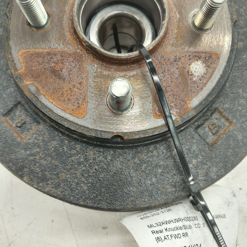 Mitsubishi Mirage Passenger Right Rear Spindle Knuckle Bearing Hub  20