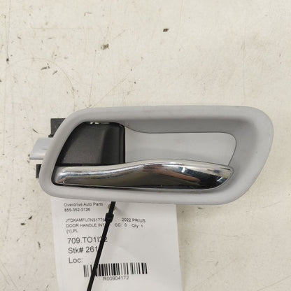 Toyota Prius Door Handle Left Driver Front Interior Inside  2022 2021 
