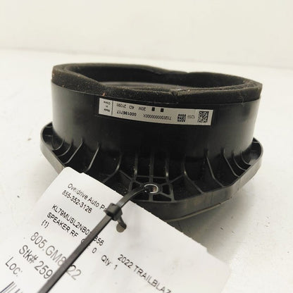 Chevy Trailblazer Speaker Right Passenger Front  2023 2022 2021