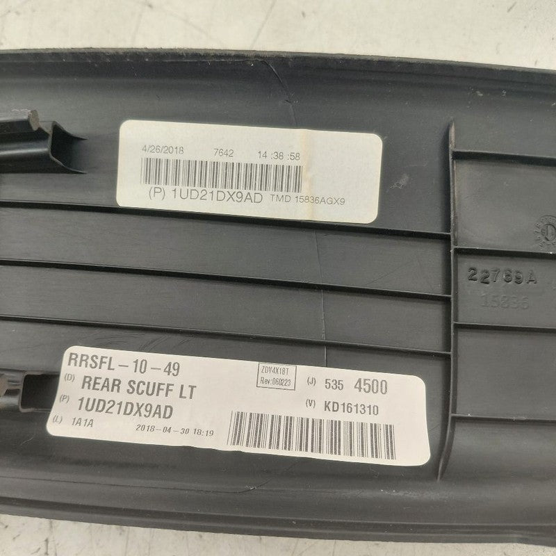 Jeep Cherokee Sill Trim Plate Door Jam Threshold Left Driver Rear 2019