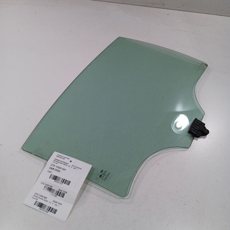 Passenger Right Rear Door Glass Window Sedan Without Solar 17-20 Hyundai Elantra