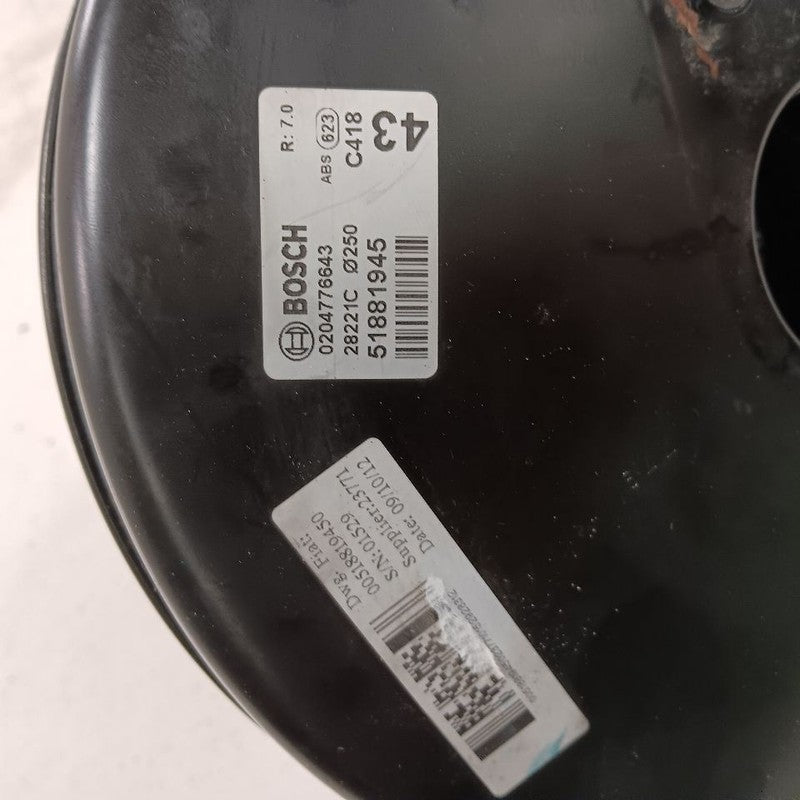 Power Brake Booster 4 Door L Model Fits 14-17 FIAT 500 OEM