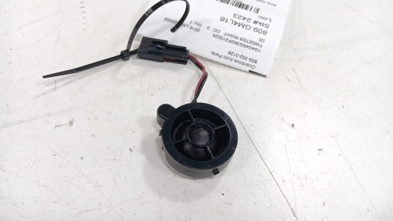 Buick Lacrosse Tweeter Right Passenger Tweeter Speaker 2013 2014 2015 