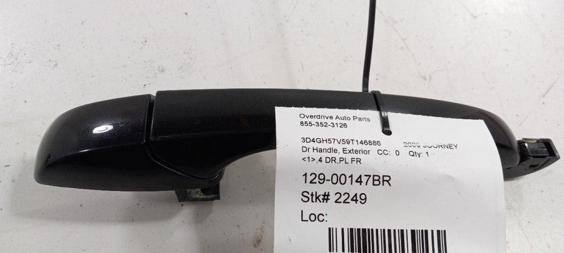 1RH64AXRAD Passenger Right Door Handle Exterior Assembly Door Front 09-10 Dodge Journey