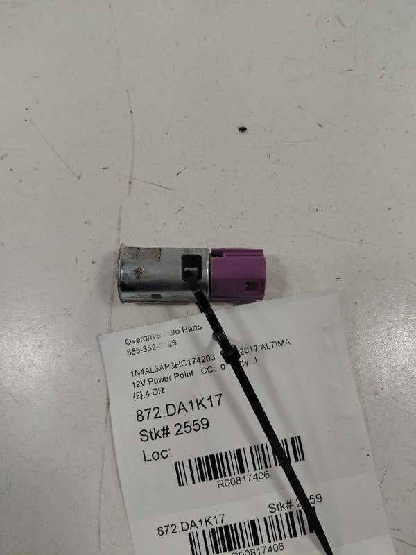 Nissan Altima 12V Power Port Socket  2017 2016 OEM