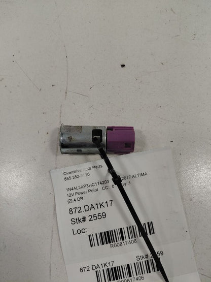 Nissan Altima 12V Power Port Socket  2017 2016 OEM