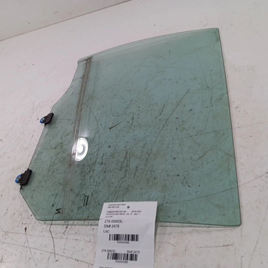 Left Rear Door Window Glass Fits 13-23 Nissan LEAF OEM