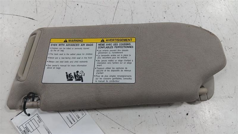 Passenger Right Sun Visor Shade Illuminated 4 Door Sedan Fits 09-13 IN