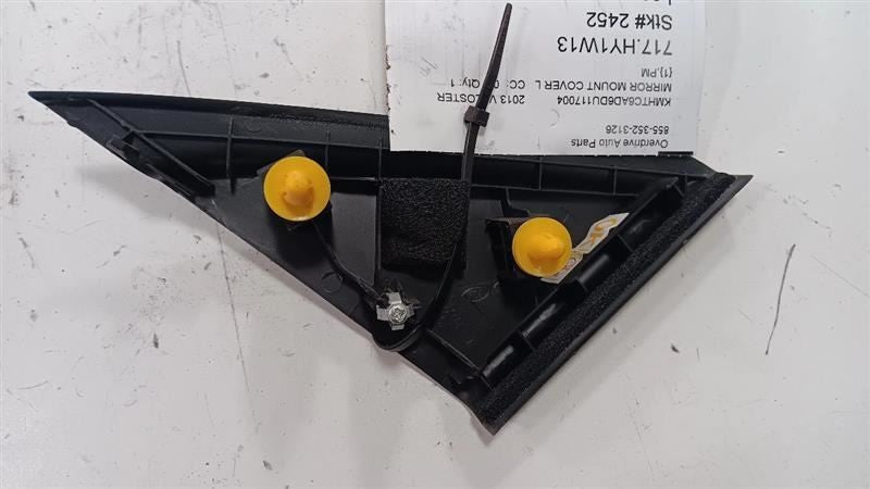 Hyundai Veloster Mirror Mount Cover Door Trim Left Driver  2012 2013 2014 2015 