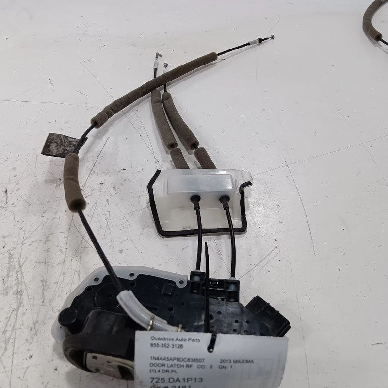 Nissan Maxima Door Latch Lock Right Passenger Front 2014 2013 2012 2011 2010