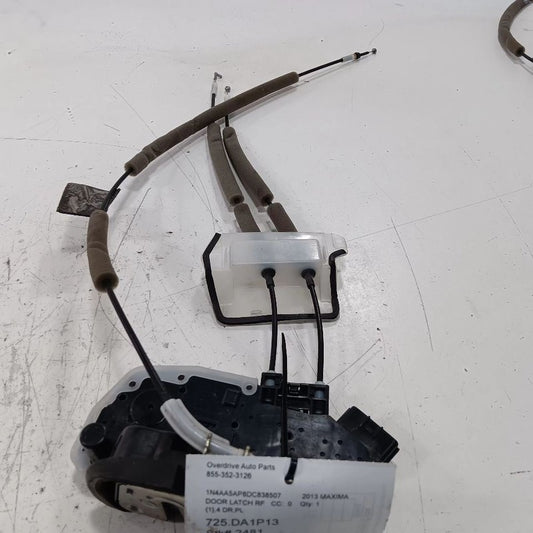 Nissan Maxima Door Latch Lock Right Passenger Front 2014 2013 2012 2011 2010