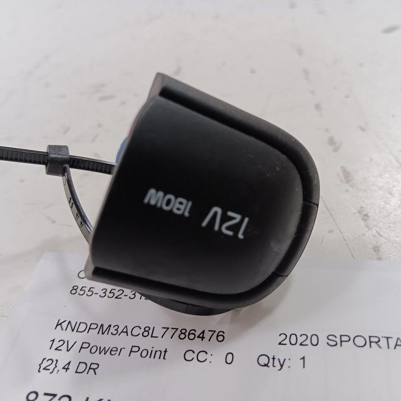 Kia Sportage 12V Power Port Socket  2022 2021 2020 2019 2018 OEM