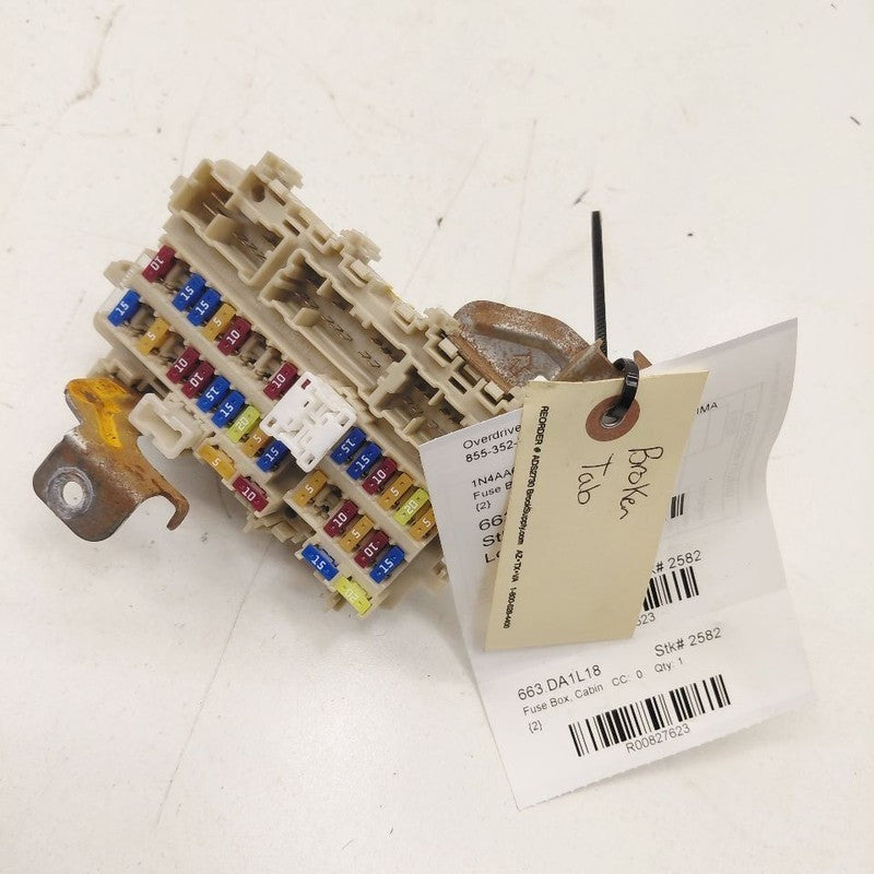 Nissan Maxima Cabin Fuse Box Interior Inner Under Dash  2018 2017 2016