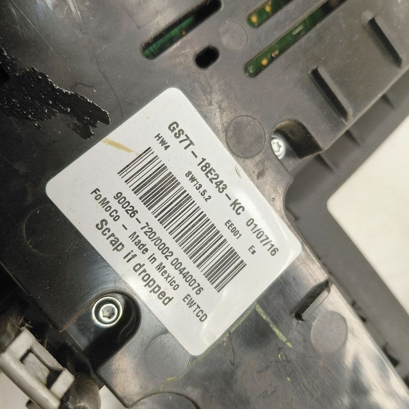 Audio Equipment Radio Control Panel ID GS7T-18E243-KA Fits 16 Ford Fus