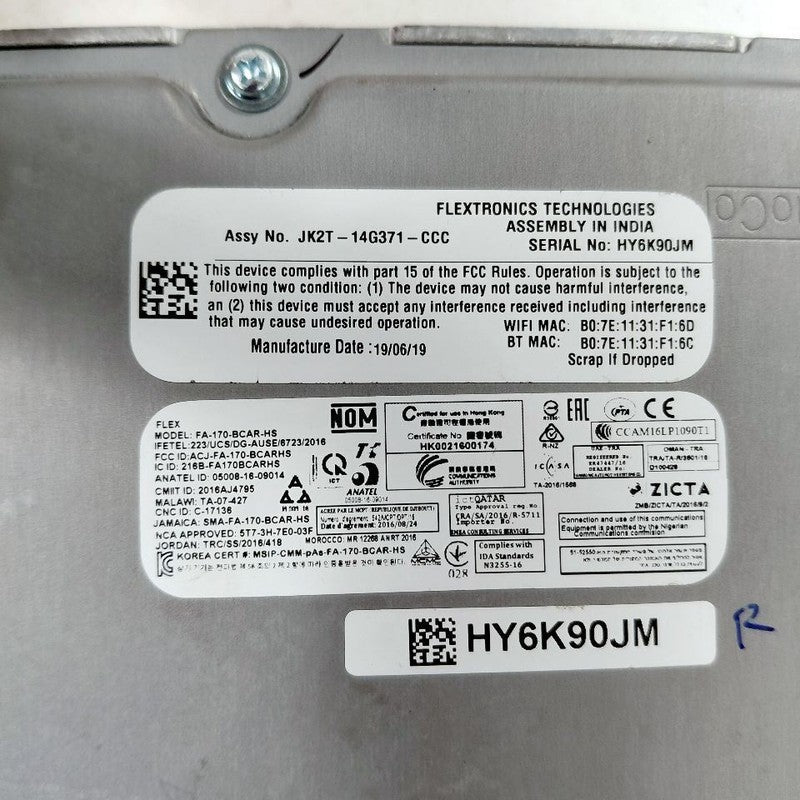 JK2Z14G371R Communication Control Module Fits 18 Ford Ecosport 