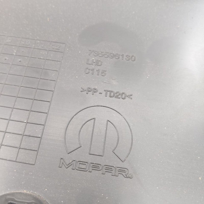 Fiat 500 X Model   Driver Left Lower Dash Bezel Trim 2016 2017