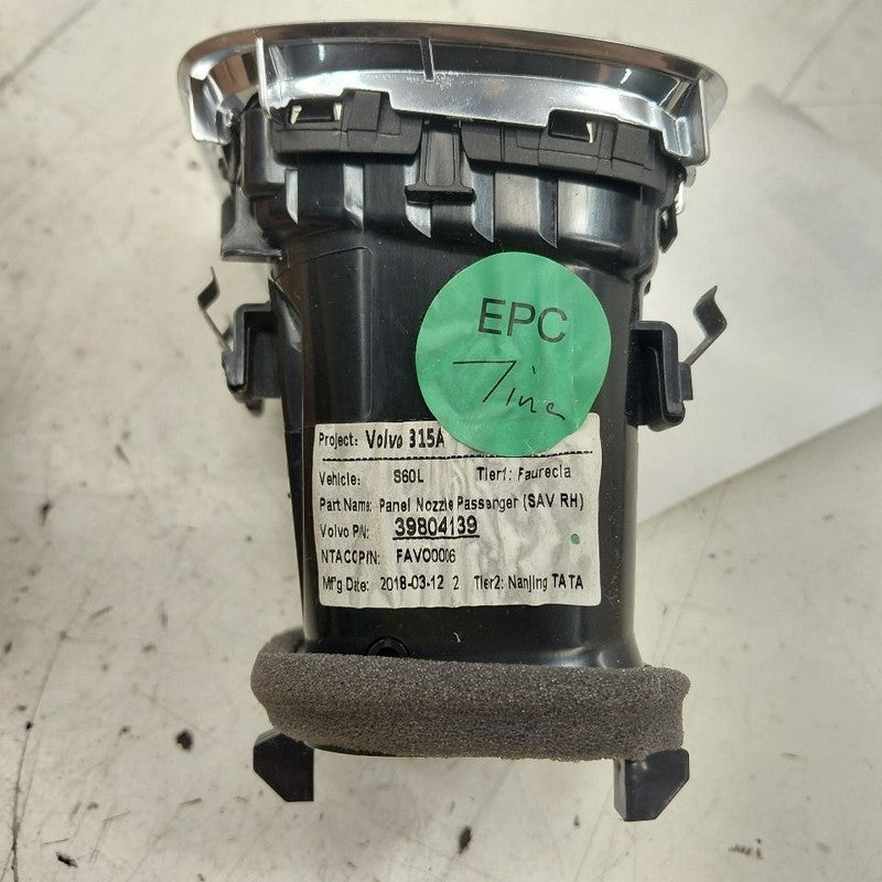 Volvo S60 Dash Air Vent Right Passenger  2018 2017 2016