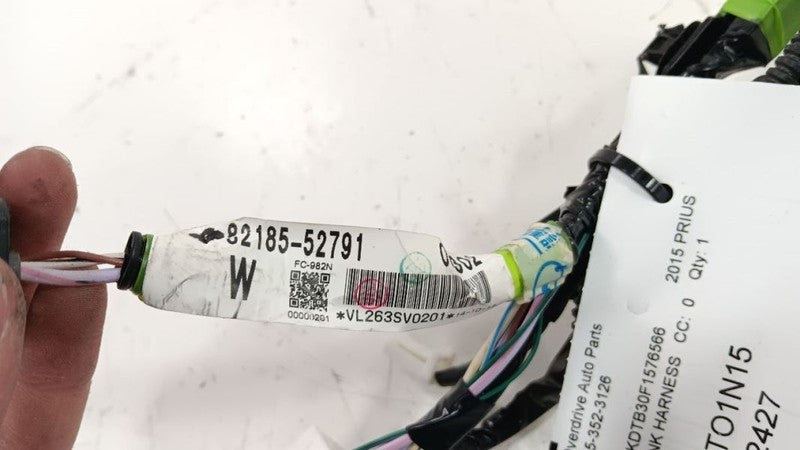 Toyota Prius Trunk Harness    2012 2013 2014 2015 OEM
