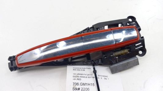 Sonic Door Handle Right Front Passenger Exterior Outside Outer 2015