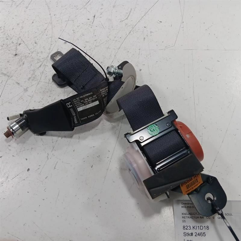 Kia Soul Seat Belt Strap Retractor Right Passenger Rear Back  2017 2018 2019