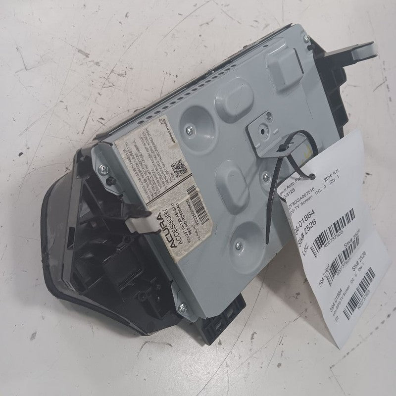 Screen Display Only With Navigation Upper Fits 16-18 Acura ILX OEM
