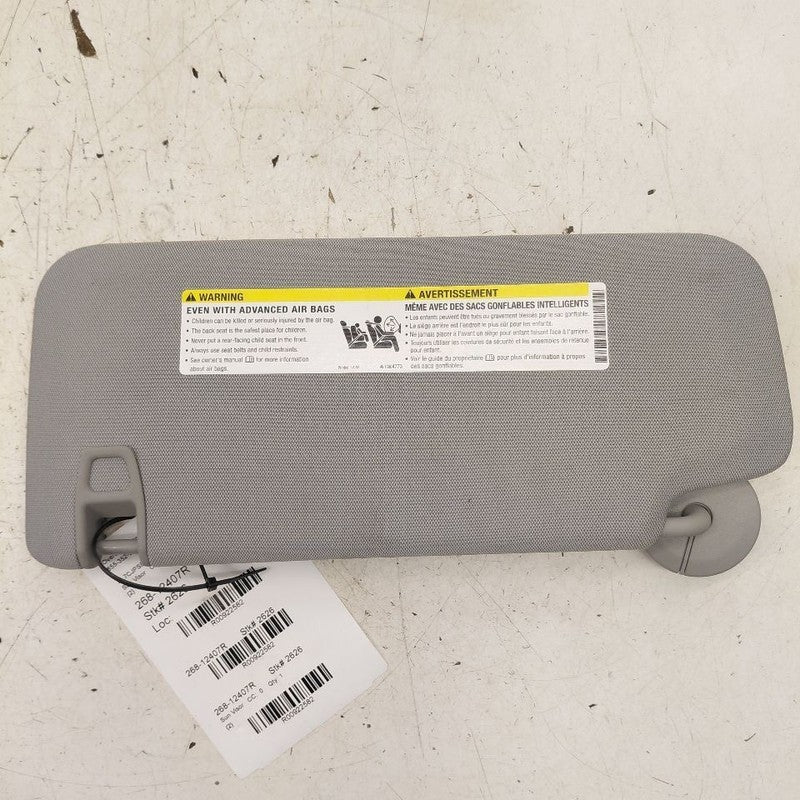 Passenger Right Sun Visor Shade Fits 17-22 Chevy Trax