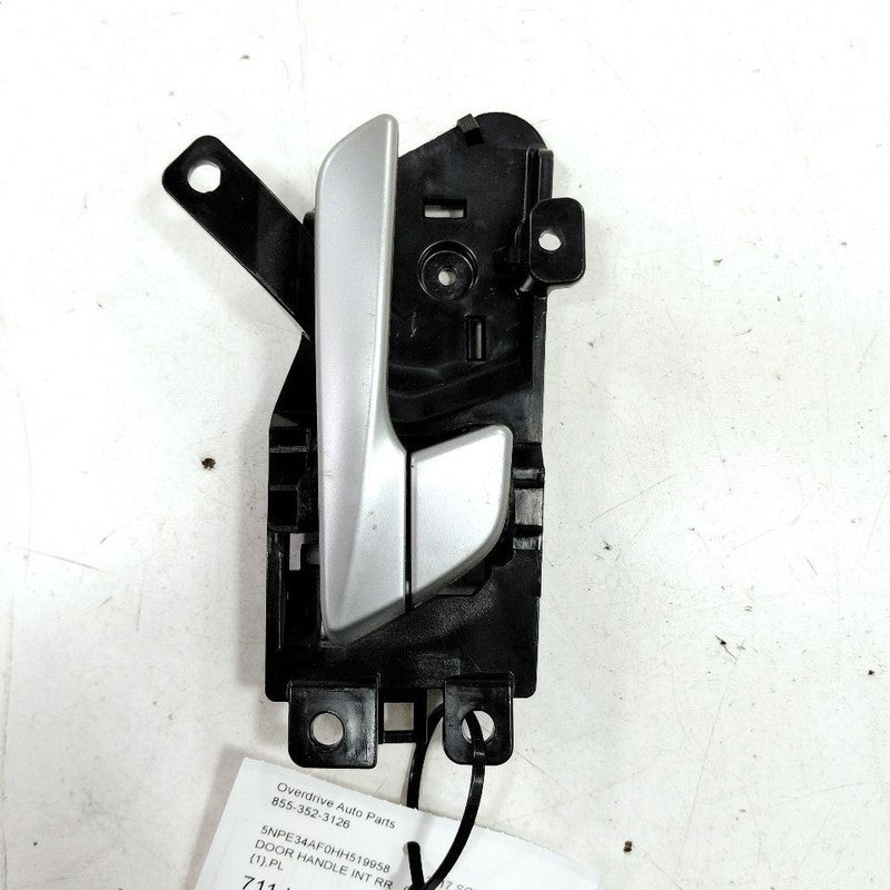 Hyundai Sonata Door Handle Right Passenger Rear Interior Inside  2017 