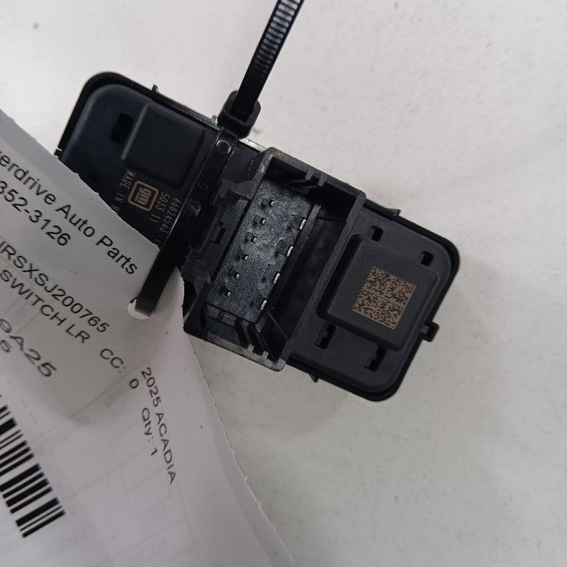 2025 GMC Acadia Window Switch Power Left Driver Rear  OEM