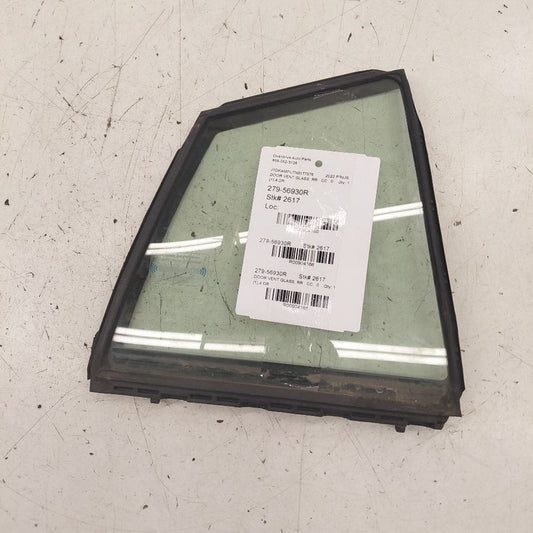 Passenger Right Rear Door Vent Glass Window Fits 16-22 Toyota Prius