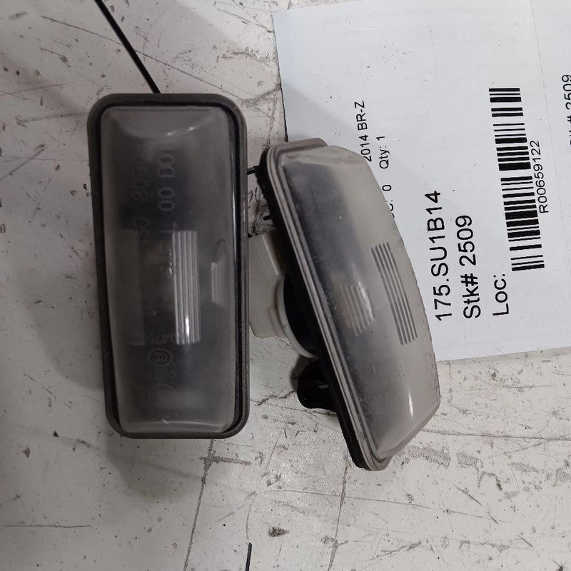 Subaru BRZ License Plate Light Lamp  2013 2014 2015 2016 OEM
