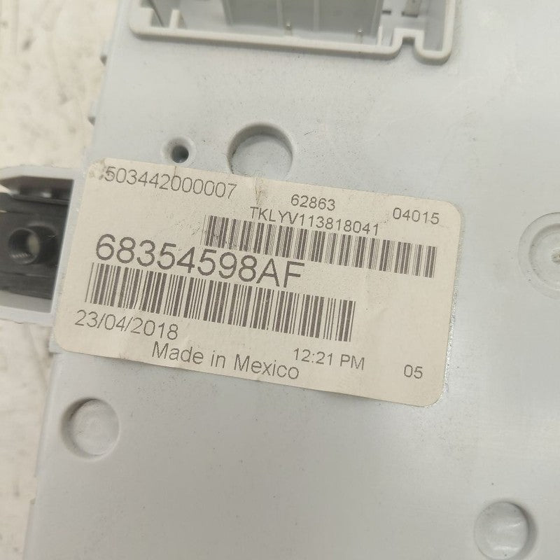 Jeep Cherokee Cabin Fuse Box Interior Inner Under Dash  2019 2020 2021
