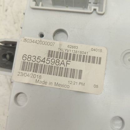 Jeep Cherokee Cabin Fuse Box Interior Inner Under Dash  2019 2020 2021