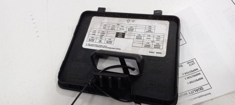 Nissan Versa Fuse Box Cover2009 2010 2011 2012