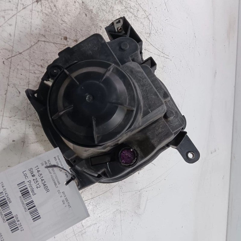 Passenger Side Right Headlight 2 Door Opt Lmc Chrome Trim Fits 12-19 FIAT 500