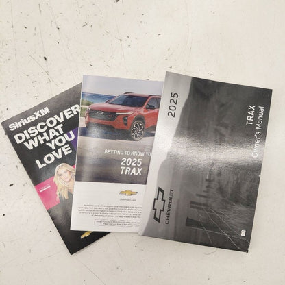 2025 Chevy Trax Owners Manual