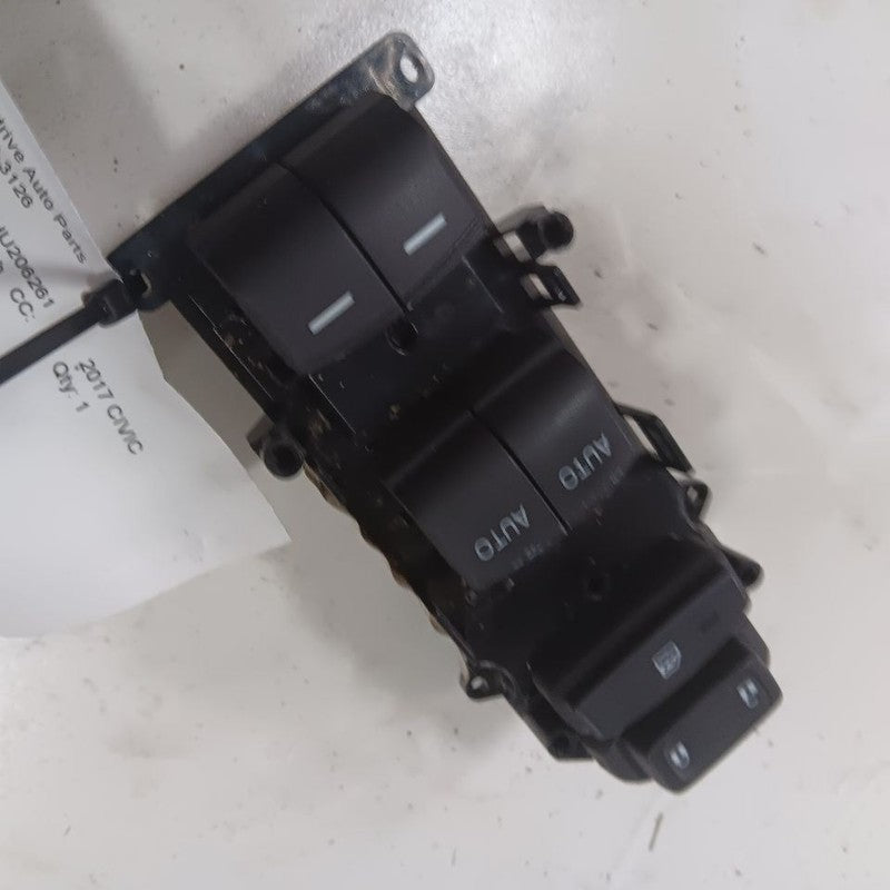 Driver Left Front Door Switch Driver's Hatchback Master Fits 17-21 Honda Civic