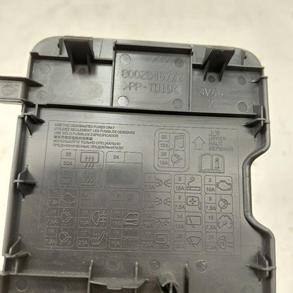 Mitsubishi Mirage Fuse Box Cover 2024 2023 2022 2021
