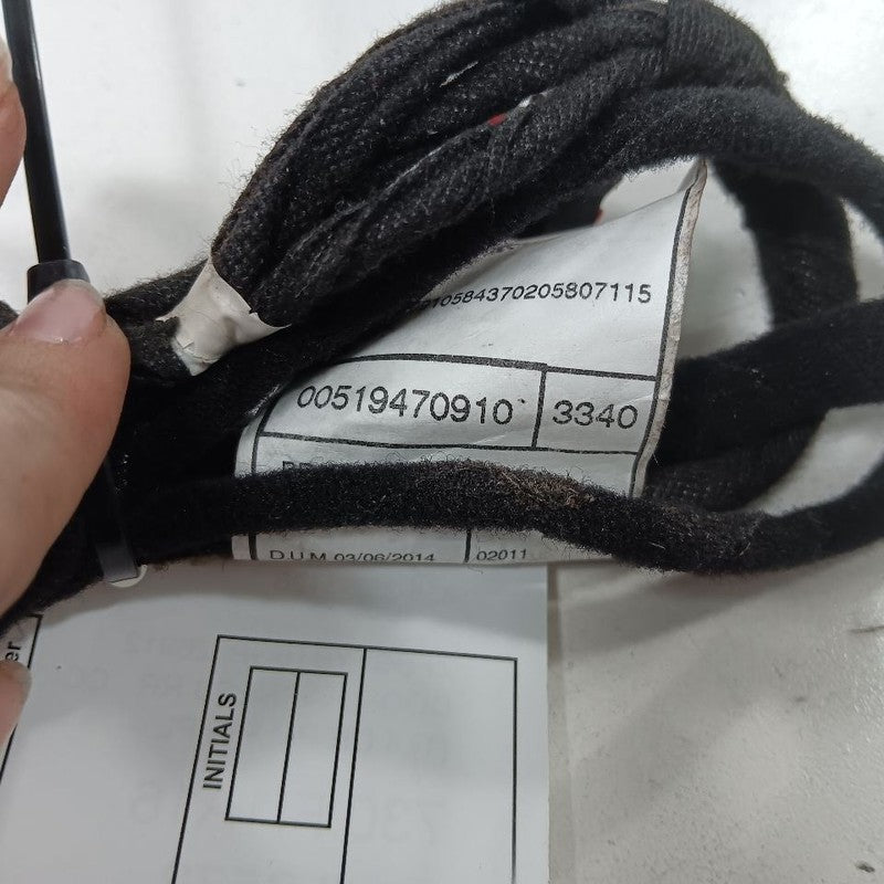 Fiat 500 Door Harness Wire Wiring Right Passenger Rear  2016 2017 2018