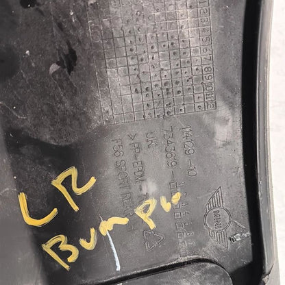 Mini Cooper Driver Left Side Bumper End Cap  2016 2017 2018 2019 2020